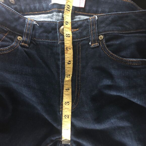 Cabi Size 4 High Straight Jeans #3386 Dark Wash - Picture 9 of 10